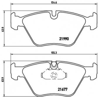 P06065 BREMBO Колодки тормозные дисковые