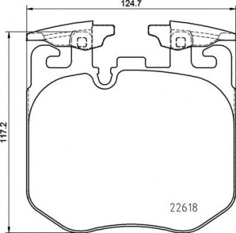 P06 106 BREMBO тормозные колодки дисковые