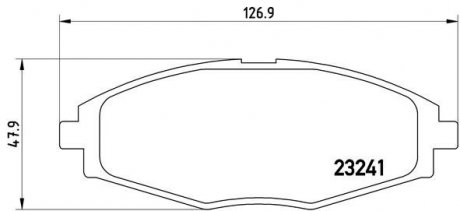 P15006 BREMBO Комплект тормозных колодок из 4 шт. дисков