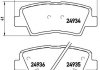 P30047 BREMBO Комплект гальмівних колодок з 4 шт. дисків (фото 1)