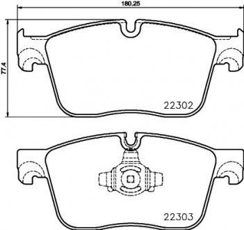 P36031 BREMBO Комплект тормозных колодок из 4 шт. дисков