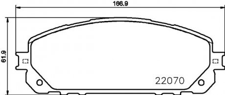 P37 021 BREMBO тормозные колодки дисковые