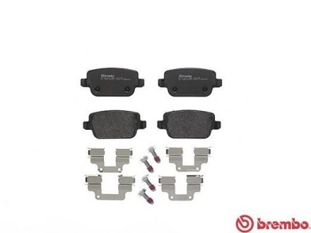 P44017 BREMBO Комплект тормозных колодок из 4 шт. дисков