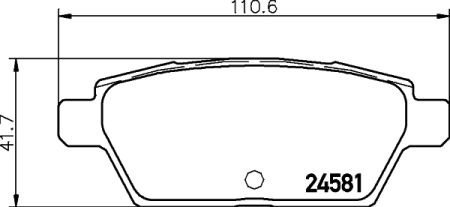 P49 051 BREMBO Гальмівні колодки дискові