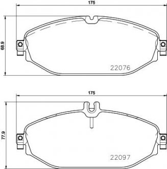 P50 124 BREMBO тормозные колодки дисковые