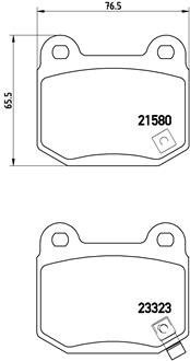 P56048 BREMBO Колодки тормозные дисковые