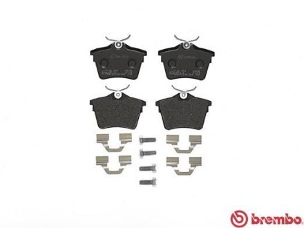 P61079 BREMBO Комплект тормозных колодок из 4 шт. дисков