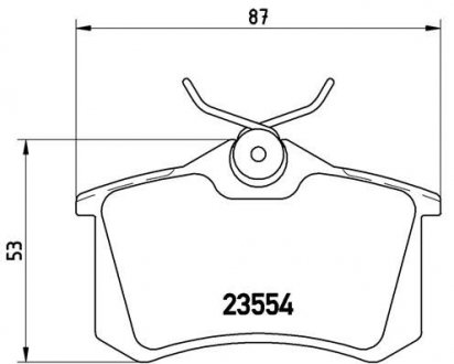 P68024 BREMBO Колодки гальмівні дискові