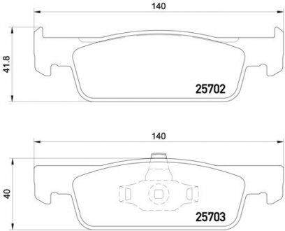 P68059 BREMBO Колодки гальмівні дискові