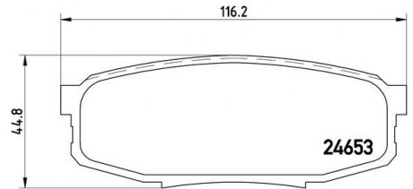 P83098 BREMBO Комплект тормозных колодок из 4 шт. дисков