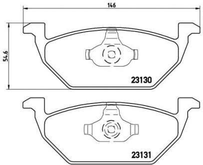 P85041 BREMBO Колодки гальмівні дискові