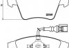 P85090 BREMBO Комплект тормозных колодок из 4 шт. дисков (фото 1)