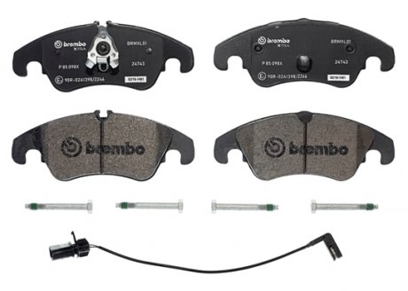 P85098X BREMBO Комплект тормозных колодок из 4 шт. дисков