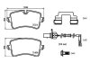 P85150 BREMBO Комплект гальмівних колодок з 4 шт. дисків (фото 2)