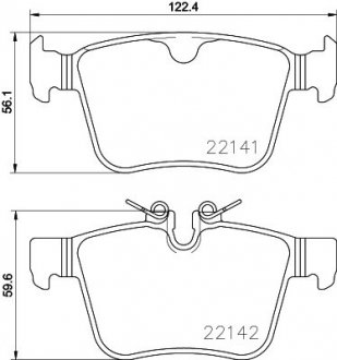 P86029 BREMBO Комплект тормозных колодок из 4 шт. дисков