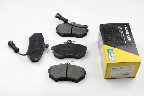 BP2643 BREMSI Тормозные колодки перед. Audi 80/100 78-96 (TRW) (119x70x19,6) с датчиком