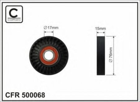 500068 CAFFARO Ролик