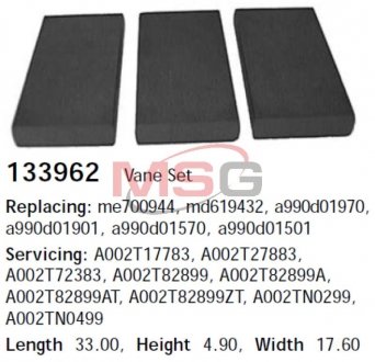 Ремкомплект стартера (детали стартера, заглушки, шайбы)) 133962