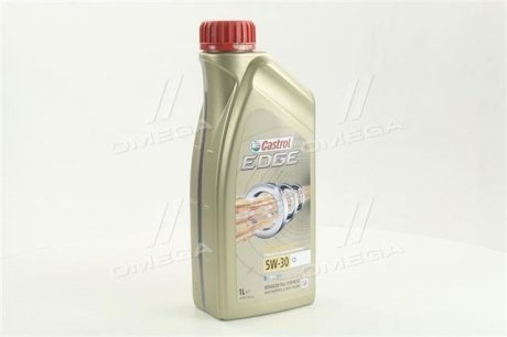 15530C CASTROL Масло ДВС 5W-30 Castrol EDGE C3 API SN/CF, ACEA C3, GM dexos2, 1л, синт.