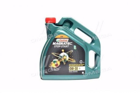 15D608 CASTROL Олива моторна Castrol Magnatec Stop-Start 0W-30 D (Каністра 4л)