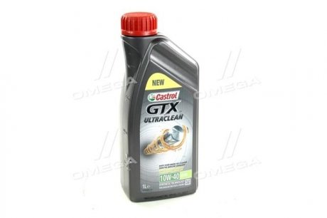 15DE17 CASTROL Масло ДВС 10W-40 Castrol GTX ULTRACLEAN API SN, ACEA A3/B4, RN 0700/RN 0710, 1л, п/синт.