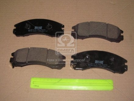 572447CH CHAMPION Колодки тормозные дисковые передние CITROEN C-CROSSER (VU_, VV_) 07-, C-CROSSER