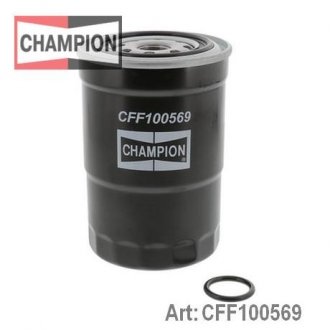 CFF100569 CHAMPION CHAMPION MITSUBISHI Фильтр топливный диз. Pajero 3,2DI-D