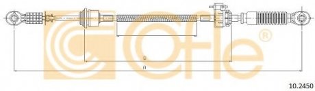 10.2450 COFLE Трос КПП Ford Transit 2.0-2.4DI 00-06