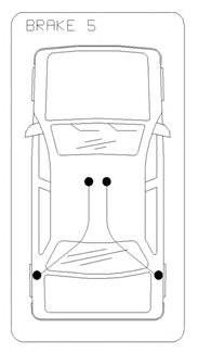 10.4261 COFLE Трос ручного тормоза зад. Л/П BMW 730-750 86-94 1855/633