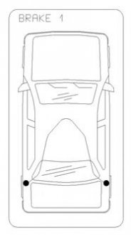 10.591 COFLE Трос ручного тормоза Opel Kadett E 1.6-1.8