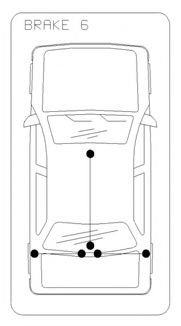 10.6201 COFLE Трос ручного гальма зад. Л Peugeot 406 96- (барабанні гальма) 824/547