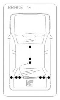 11.5756 COFLE Трос ручного гальма правий Opel Corsa C 01-