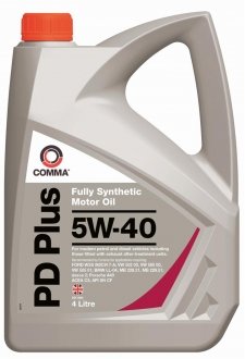 DPD4L COMMA Олія моторна Comma PD Plus 5W-40 (4 л)