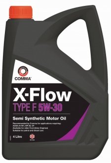 XFF4L COMMA Масло моторное Comma X-Flow Type F 5W-30 (4 л)