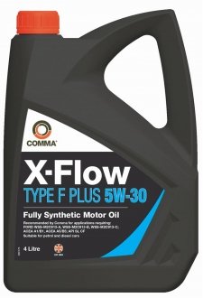 XFFP4L COMMA Масло моторное Comma X-Flow Type F PLUS 5W-30 (4 л)