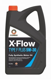 XFFP5L COMMA Масло моторное Comma X-Flow Type F PLUS 5W-30 (5 л)