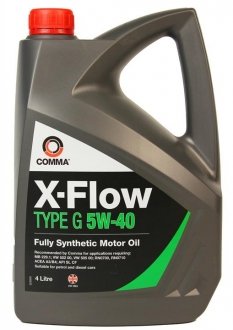 XFG4L COMMA Масло моторное Comma X-Flow Type G 5W-40 (4 л)