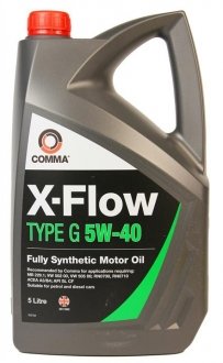 XFG5L COMMA Масло моторное Comma X-Flow Type G 5W-40 (5 л)