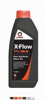 XFS1L COMMA Масло моторное Comma X-Flow Type S 10W-40 (1 л)