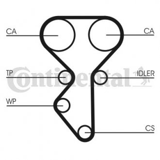 CT1137WP1 Contitech Комплект ГРМ