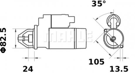 MS19 Contitech Болты крепл. кривошипа комп-кт