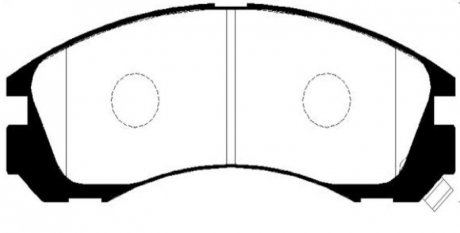 CKKH-25 CTR Колодки тормоза MITSUBISHI GALANT IV (E3A) передн. (выр-во CTR)