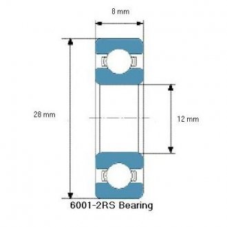 6001 2RS CX Подшипник генератора