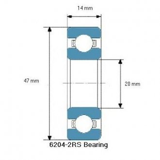 6204 2RS CX Подшипник