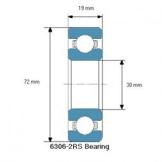 6306 2RS CX Подшипник