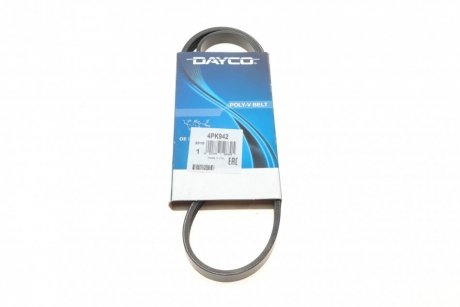 4PK942 DAYCO Ремінь генератора поліклиновий DAYCO 4PK942