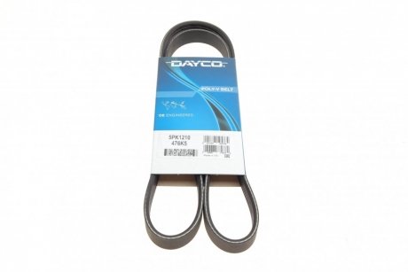 5PK1210 DAYCO Ремінь генератора поліклиновий DAYCO 5PK1210