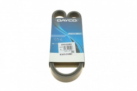 6PK1024EE DAYCO Ремень генератора поликлиновый DAYCO 6PK1024EE