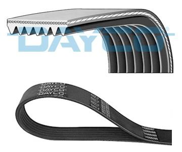 7PK2215 DAYCO Пас приводный с длиной круга свыше 1800см, но не более 2400см