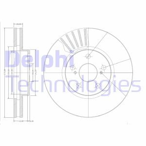 BG3189 Delphi Тормозной диск